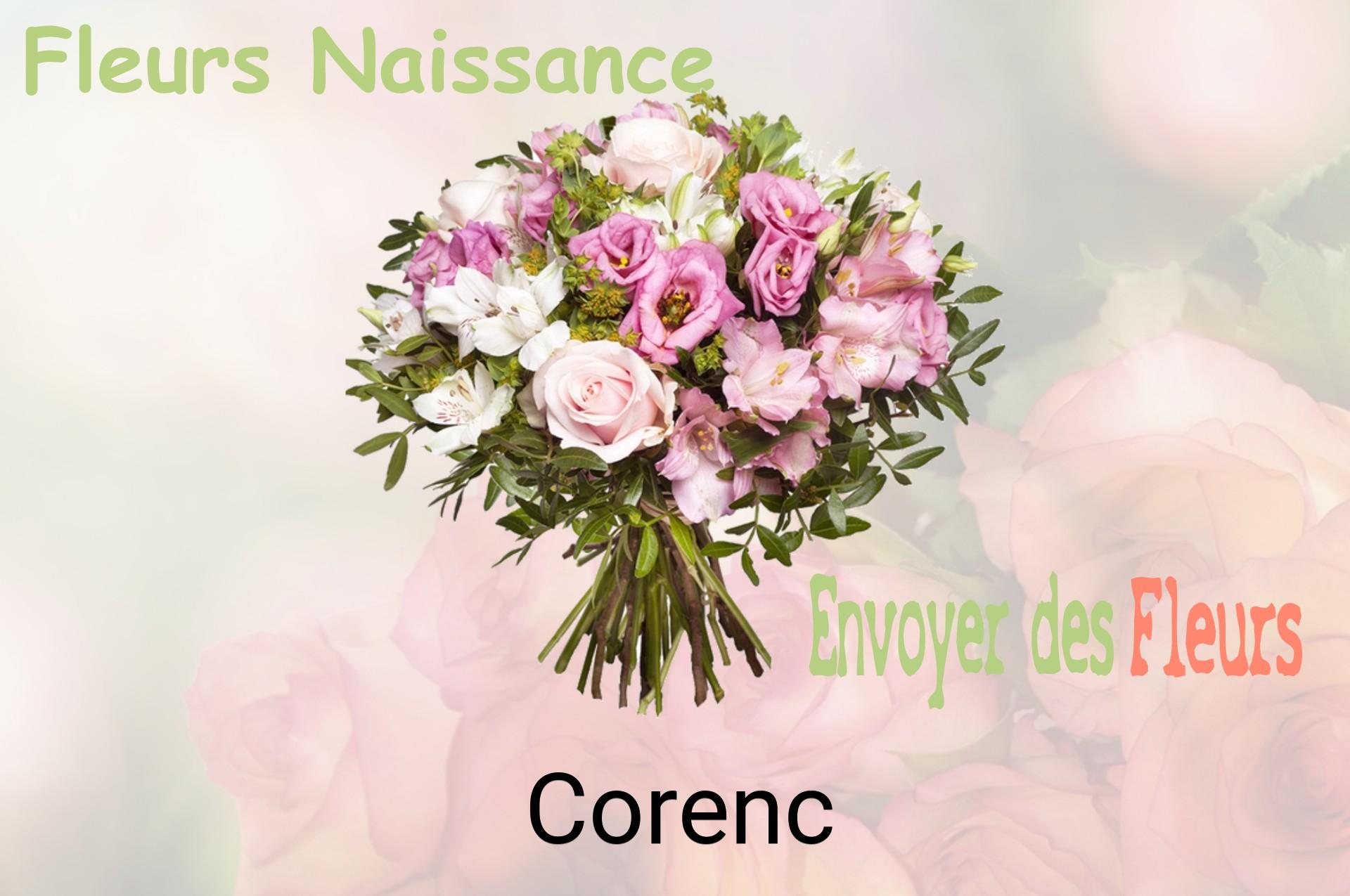 Bouquet de fleurs de naissance livré à Corenc